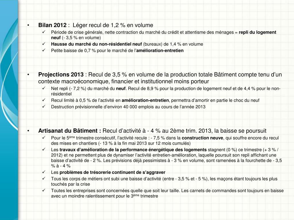 PPT - Les métiers et formation dans le secteur du bâtiment PowerPoint ...