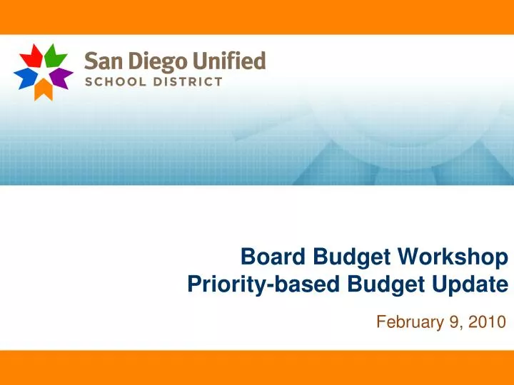 PPT - Board Budget Workshop Priority-based Budget Update PowerPoint ...