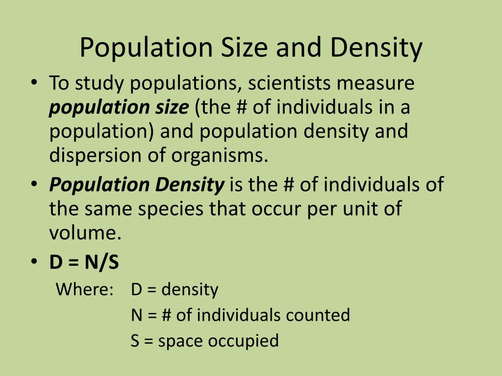 PPT - Characteristics of Populations PowerPoint Presentation, free