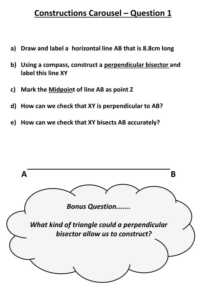 PPT - Constructions Carousel – Question 1 PowerPoint Presentation, free ...