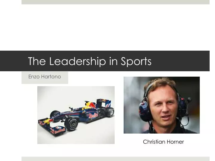 PPT The Leadership in Sports PowerPoint Presentation, free download