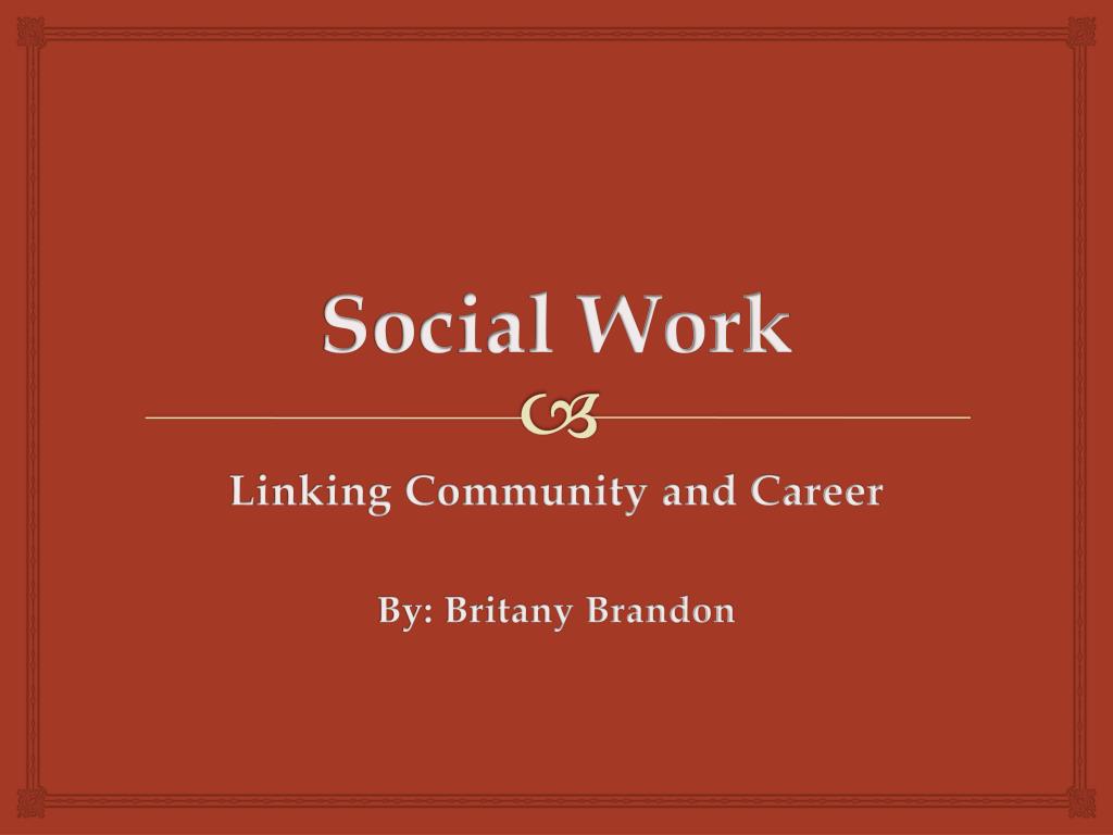 PPT Social Work PowerPoint Presentation Free Download ID 1879382