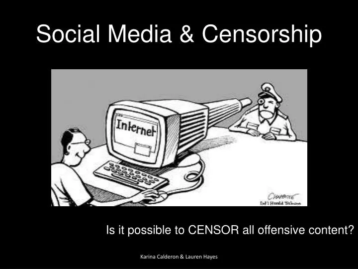 social media censorship essay