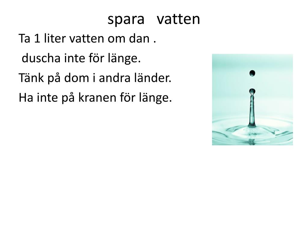 PPT - Vatten är liv PowerPoint Presentation, free download - ID ...