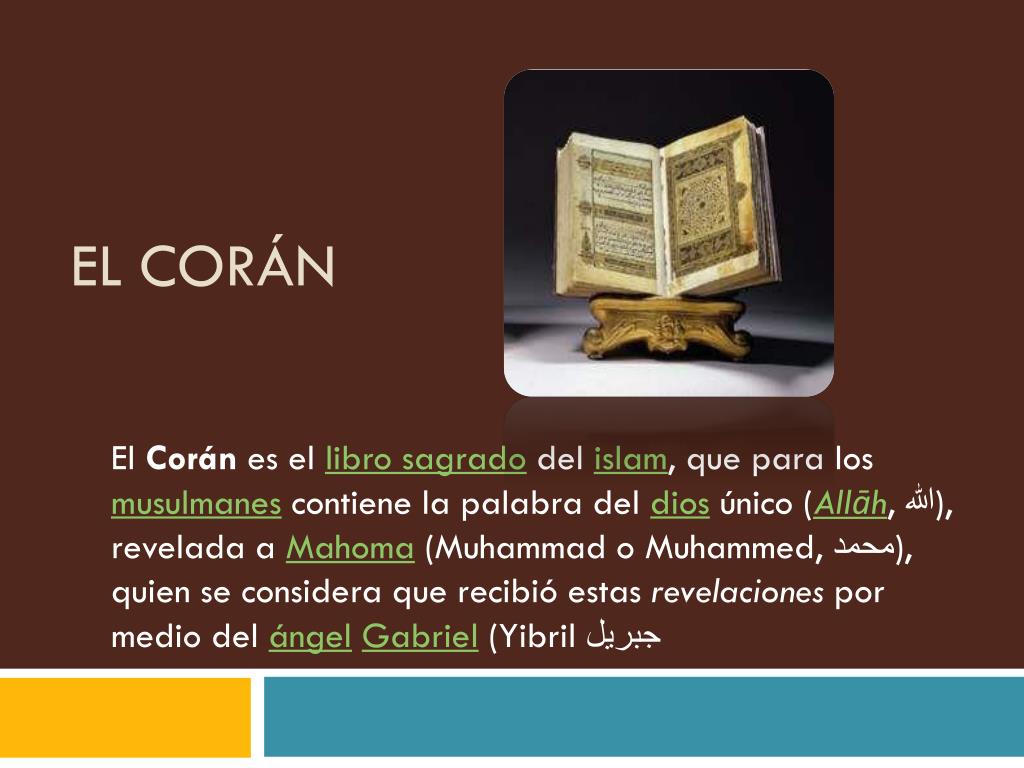 PPT - EL CORÁN PowerPoint Presentation, free download - ID:1882065