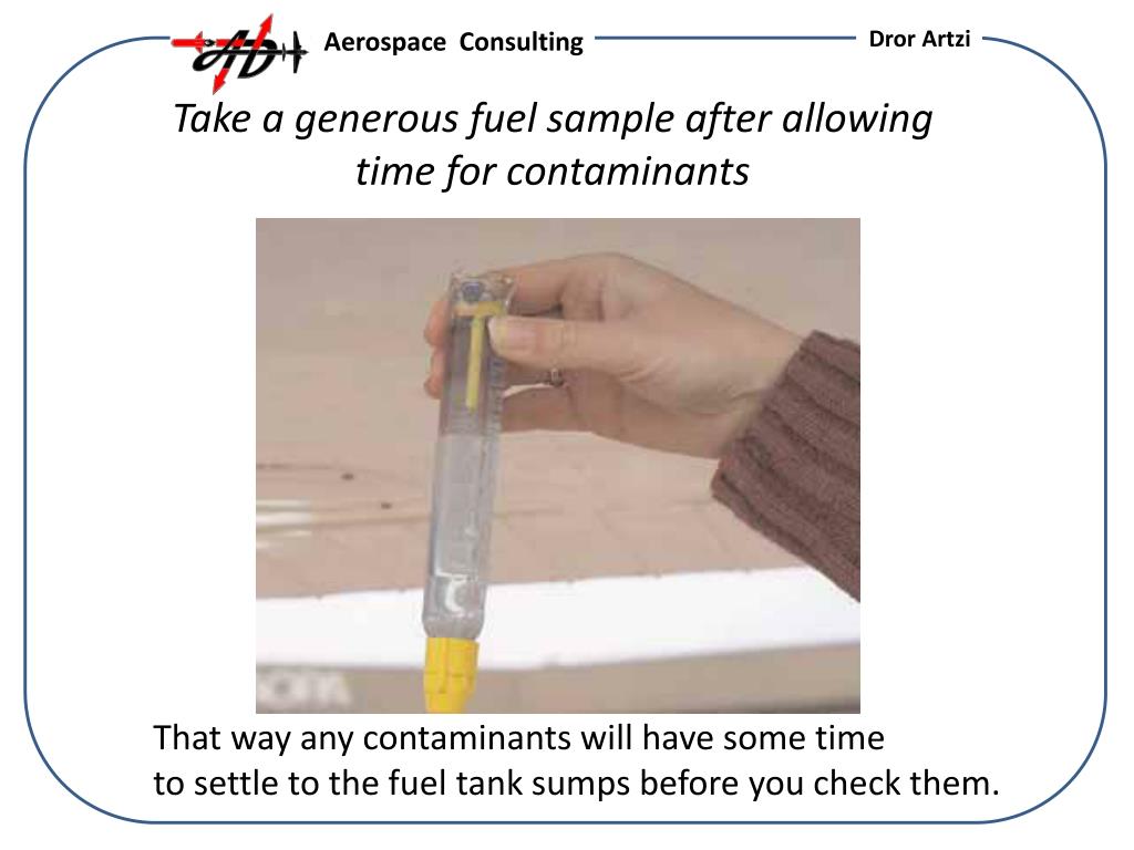 PPT Water contamination of Aviation Fuel PowerPoint Presentation
