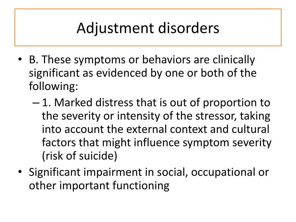 a syndrome marked by a clinically significant disturbance
