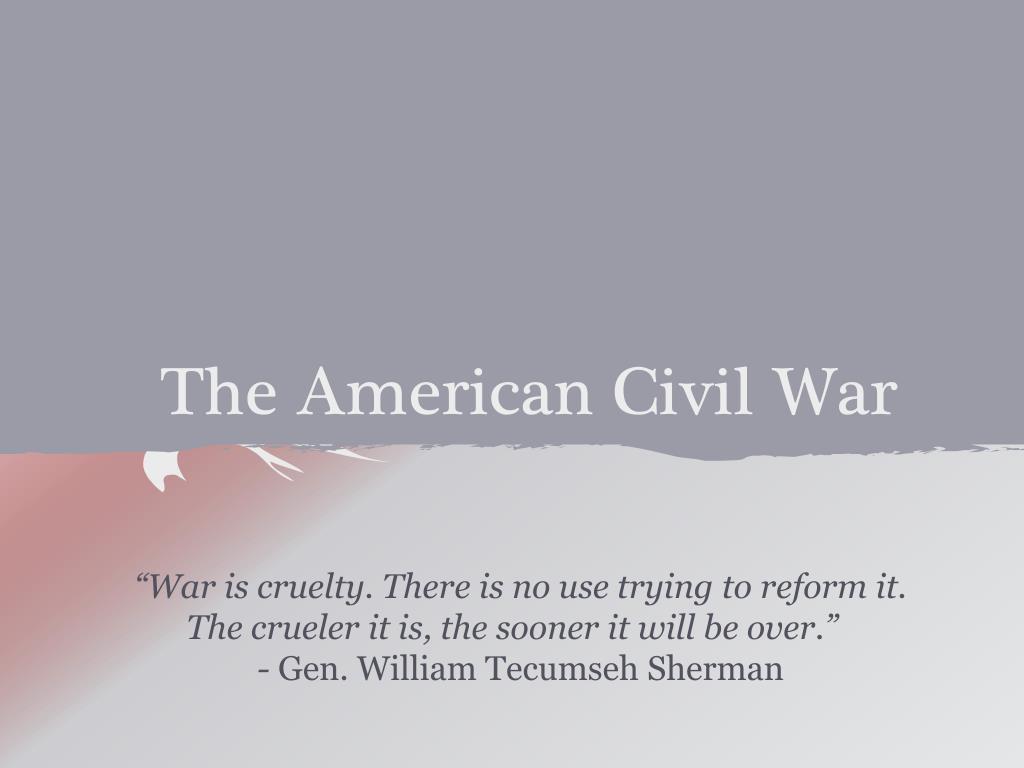 PPT - The American Civil War, 1861-1865 PowerPoint Presentation, free  download - ID:2392577