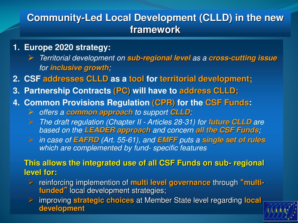PPT - “ Les démarches de développement local multifonds: Des réseaux en ...