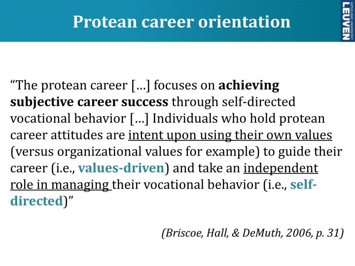 protean career