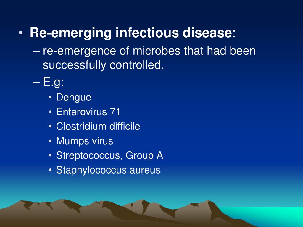 re emerging disease definition Emerging diseases re infectious ppt ...