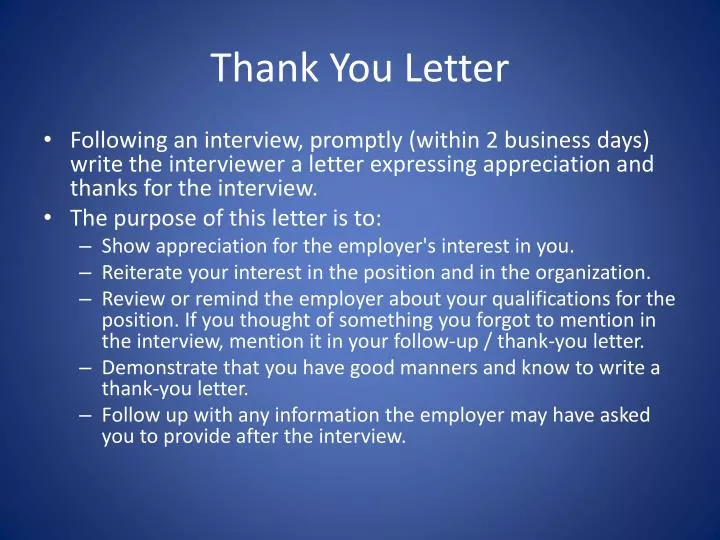 ppt thank you letter powerpoint presentation id 1885733 business appreciation letter