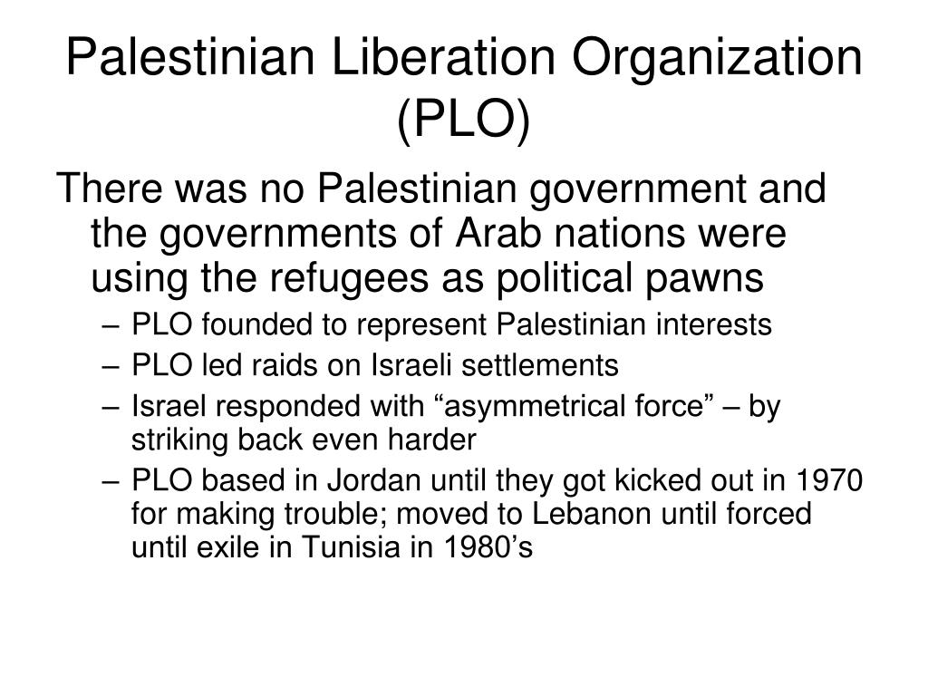 PPT The IsraeliPalestinian Conflict Historical Background
