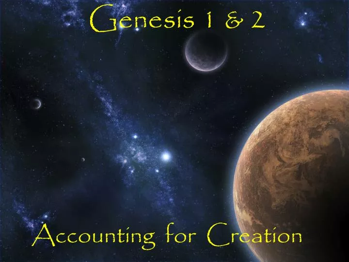 genesis powerpoint ppt presentation