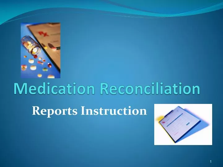 PPT - Medication Reconciliation PowerPoint Presentation, free download ...