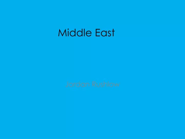 middle east n.