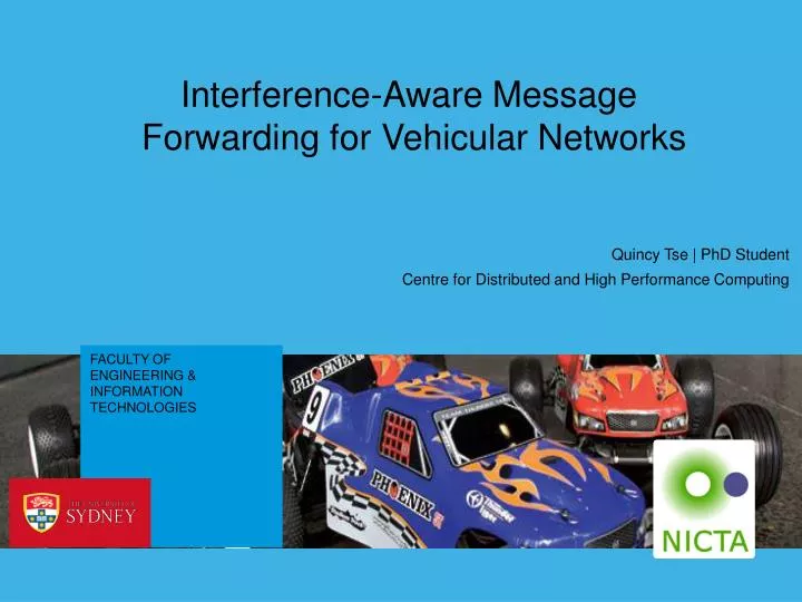 interference aware message forwarding for vehicular networks n.