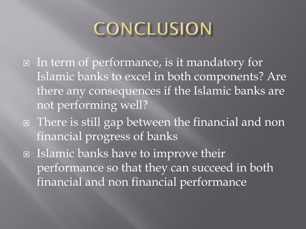 PPT - THE NON FINANCIAL AND FINANCIAL PERFORMANCE OF ISLAMIC BANKS ...