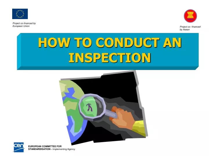 how to conduct an inspection n.