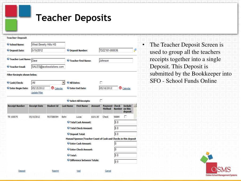 PPT OTR Online Teacher Receipting PowerPoint Presentation, free