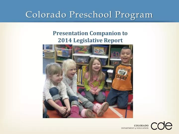 PPT Colorado Preschool Program PowerPoint Presentation, free download