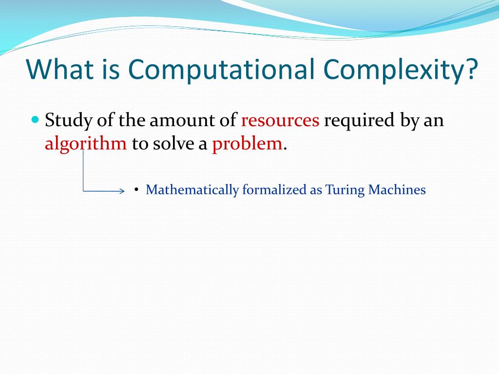 PPT - Computational Complexity: PowerPoint Presentation, free download ...