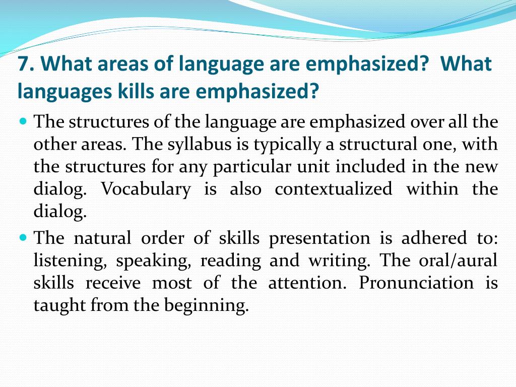 PPT - THE AUDIO-LINGUAL METHOD PowerPoint Presentation, free download ...