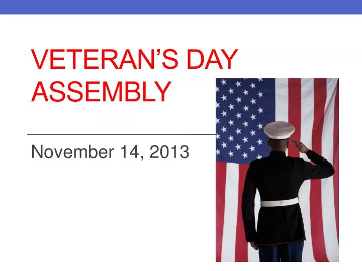 veteran s day assembly n.
