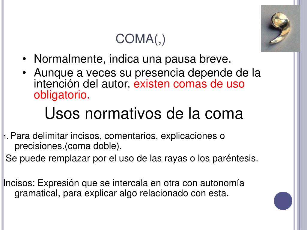 Uso de la coma 2 vrogue co