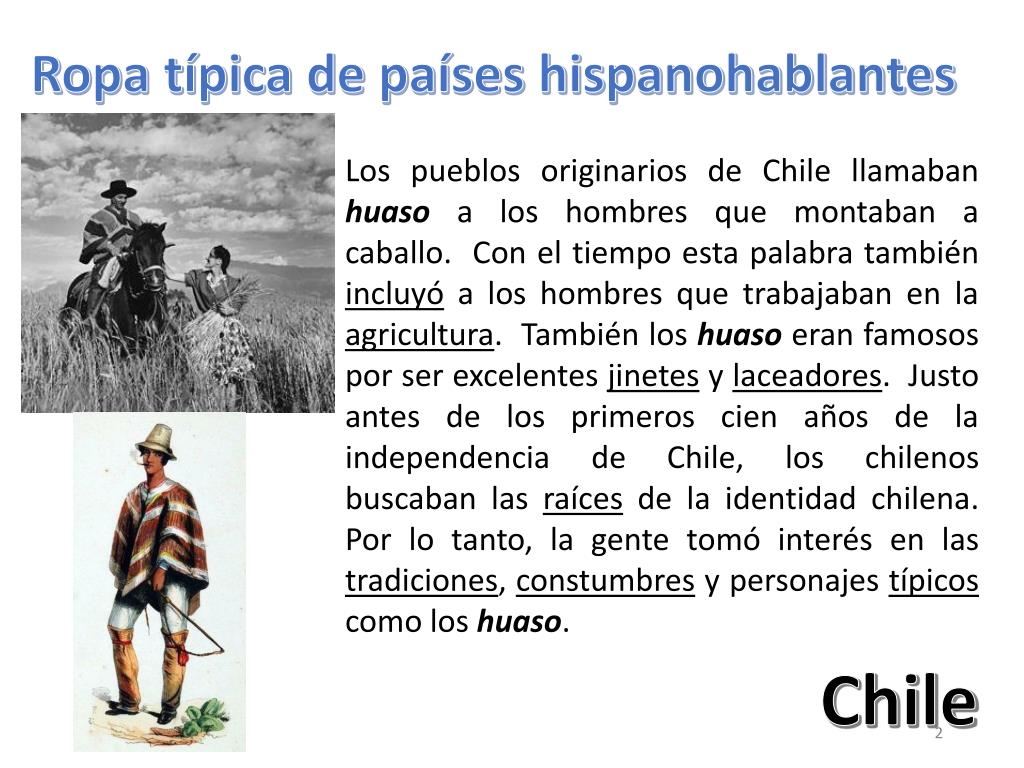 Ppt Ropa Típica De Países Hispanohablantes Powerpoint Presentation