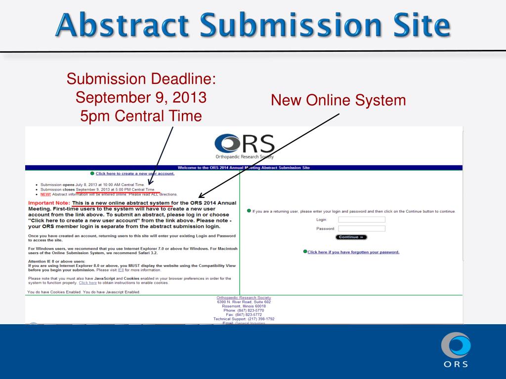 Mail Abstract PPT - Best Foot Forward: Writing a Compelling ORS Abstract PowerPoint ...
