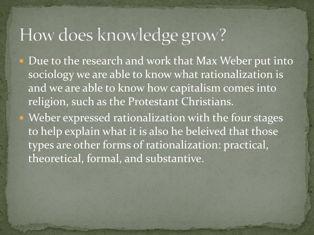 rationalization sociology