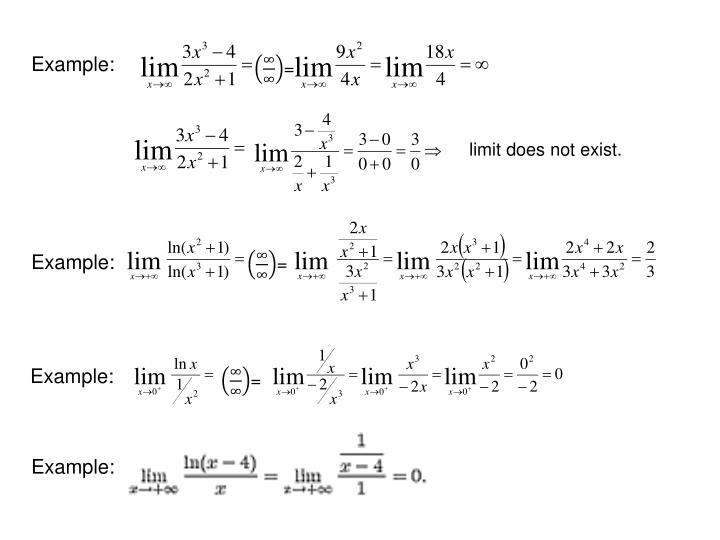 PPT - Intermediate Forms and Lâ Hospital Rule (also Lâ Hopital and ...