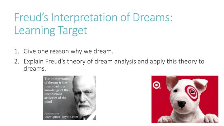 an analysis by freud on dreams an analysis by freud on dreams
