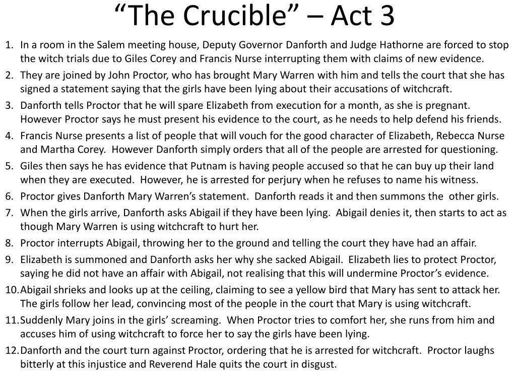 the crucible elizabeth proctor arrested