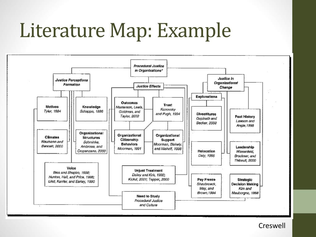 research literature map example