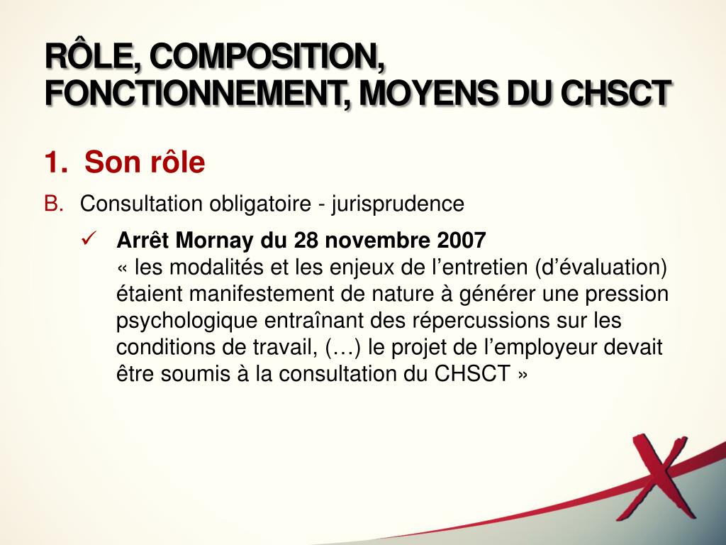 PPT - LE CHSCT Les acteurs d’intervention dans et hors de l’entreprise
