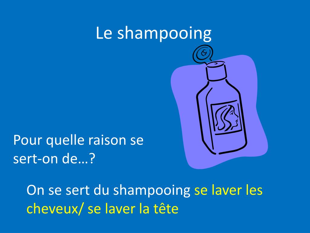 PPT Les articles de toilette et les soins personnels PowerPoint