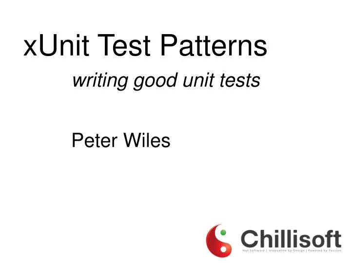 Xunit Test Patterns _ xUnit Test Patterns: Refactoring Test Code – EPYPCY