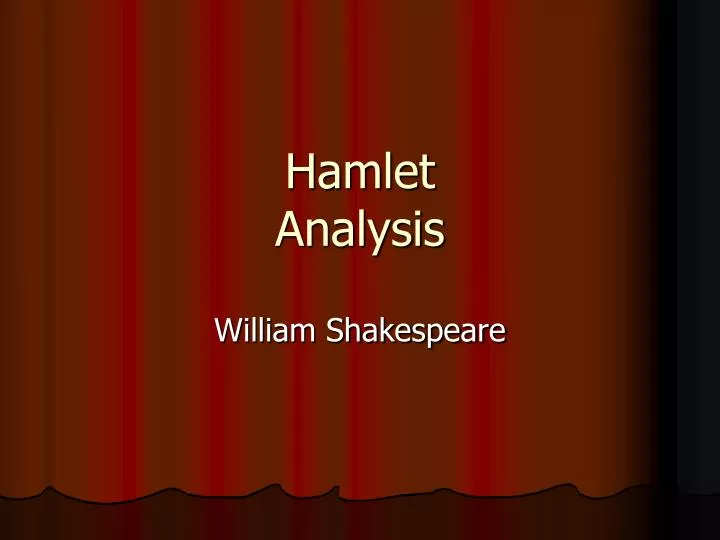 Hamlet Power Analysis