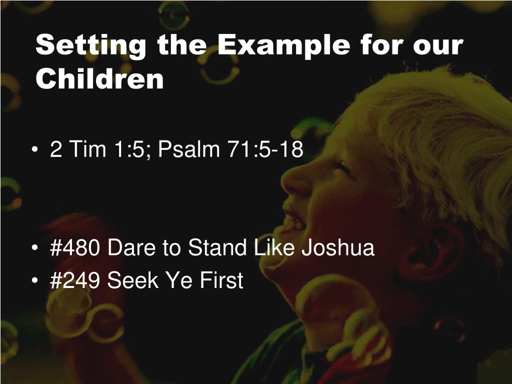 PPT - Teaching Our Children to Love God & Helping Our Children Get to ...