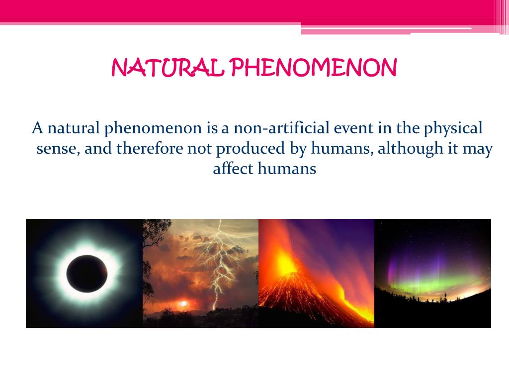 natural phenomena essay