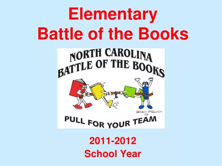 PPT Elementary Battle of the Books PowerPoint Presentation, free