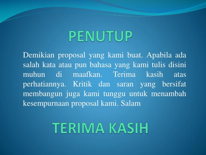 Gokil Abis 17+ Kata Penutup Buat Powerpoint