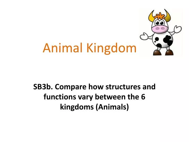 PPT - Animal Kingdom PowerPoint Presentation, free download - ID:1894129