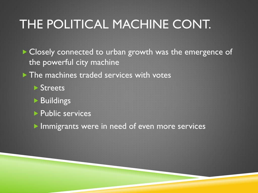 PPT - Political Machines PowerPoint Presentation, Free Download - ID ...