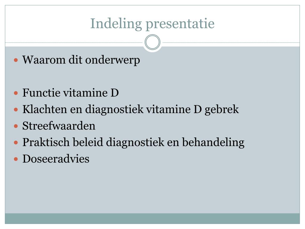 Afwezigheid Balling Kijker PPT - Vitamine D PowerPoint Presentation, free download - ID:1894429