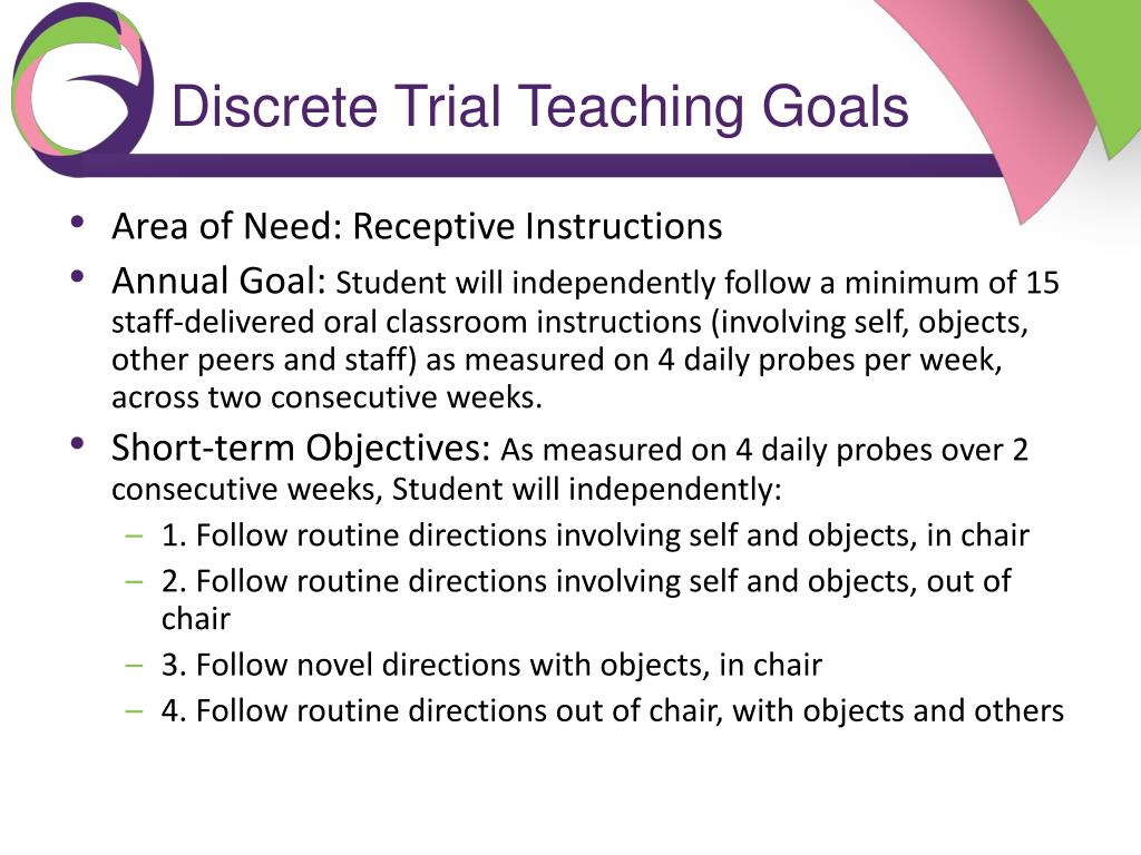 PPT - Discrete Trial Training/Teaching (DTT) PowerPoint Presentation ...