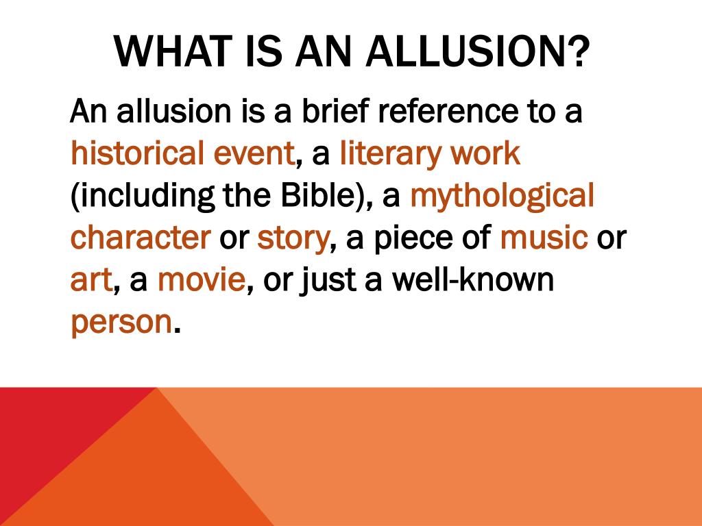 PPT - Allusions PowerPoint Presentation, free download - ID:1895078