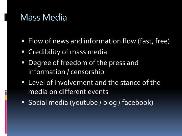 mass media censorship mass media censorship